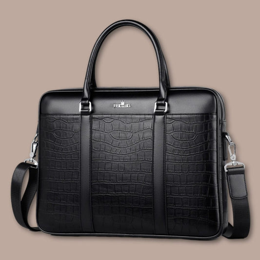 sacoche ordinateur homme luxe 38.5cm x 29cm x 5.5cm